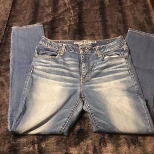 American eagle skinny denim 14 long